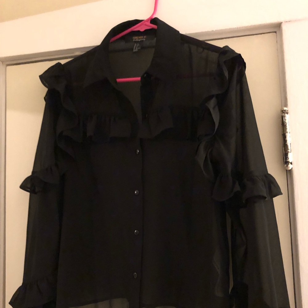Forever21 black blouse